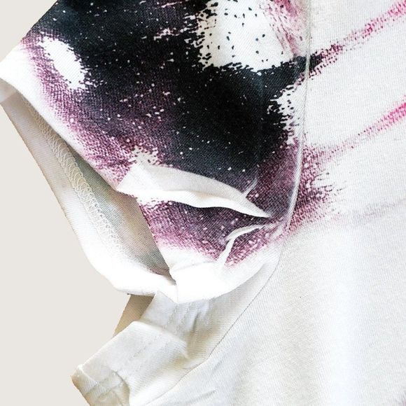 Cache Geometric Print Tee NWOT - Picture 4 of 6